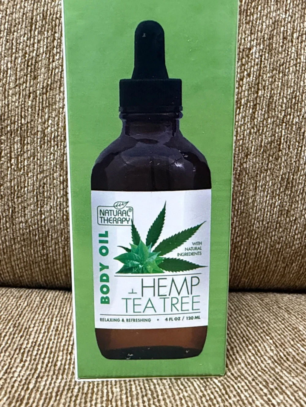 Hemp + Tea Tree Body Oil — Natural Therapy - New